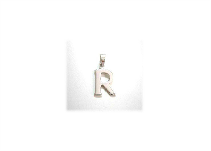 Rhodium Plated | Alphabet Pendants